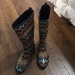 Missoni for Target Rain Boots